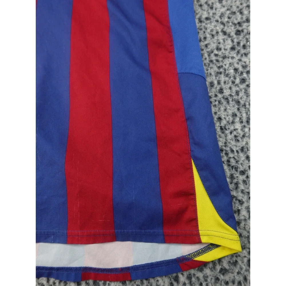 Nike FC Barcelona Jersey Youth Large Blue Red Good Ronaldinho 10 2005-06 T90